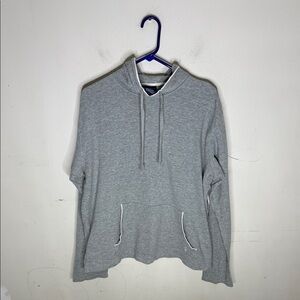 Polo Ralph Lauren Sleepwear Waffle Knit Gray Hooded Shirt Size Large